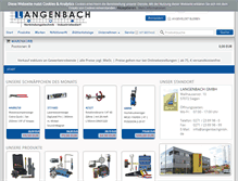 Tablet Screenshot of langenbachgmbh.de